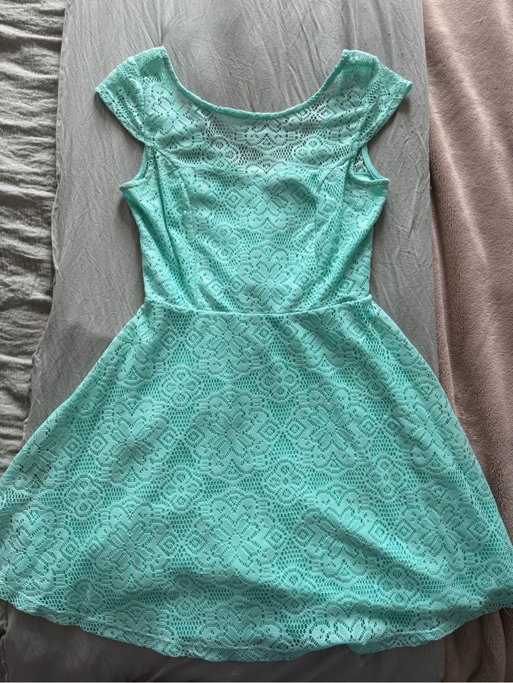 Joe Boxer Mint Lace Mini Dress